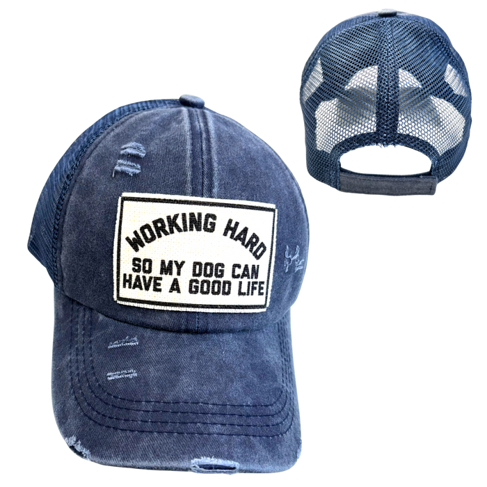 Navy Blue with Navy Blue Mesh Unisex