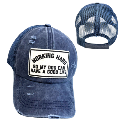 Navy Blue with Navy Blue Mesh Unisex