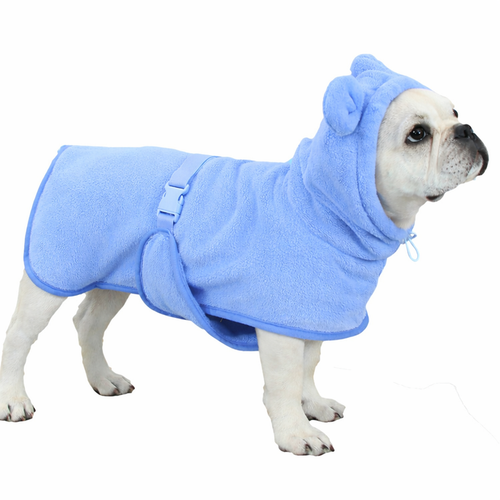Dog Bathrobe - Quick-Dry Microfiber Towel Coat for Dogs - Dog.Dog.Cat.