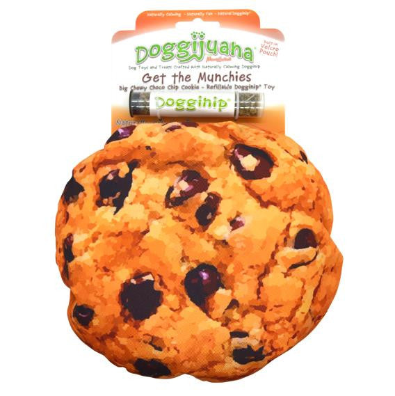 Doggijuana Get Munchies Chocolate Chip Toy - Dog.Dog.Cat.