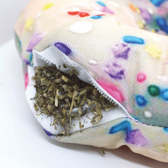 Doggijuana Get the Munchies Donut | Refillable Juananip Dog Toy - Dog.Dog.Cat.