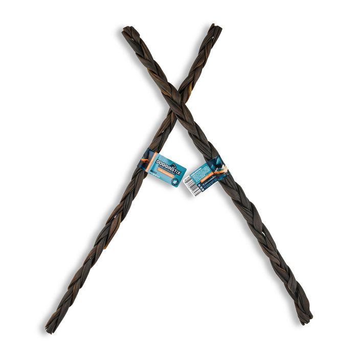 Dogginstix - 24" Braided Lamb Collagen Sticks - Dog.Dog.Cat.