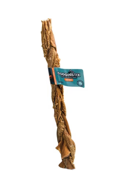 Dogginstix 24" Braided Beef Tripe Dog Chew - Grass-Fed - Dog.Dog.Cat.