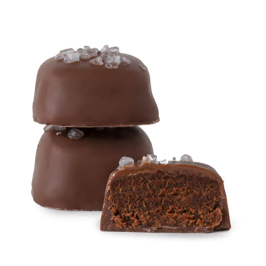 Double Chocolate Sea Salt Milk Chocolate Caramels Candy - 5 LB