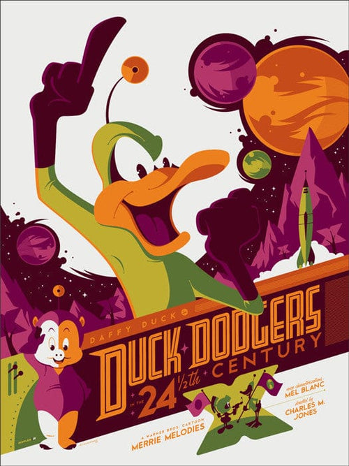 Duck Dodgers in the 24 1 2th Century Tom Whalen poster