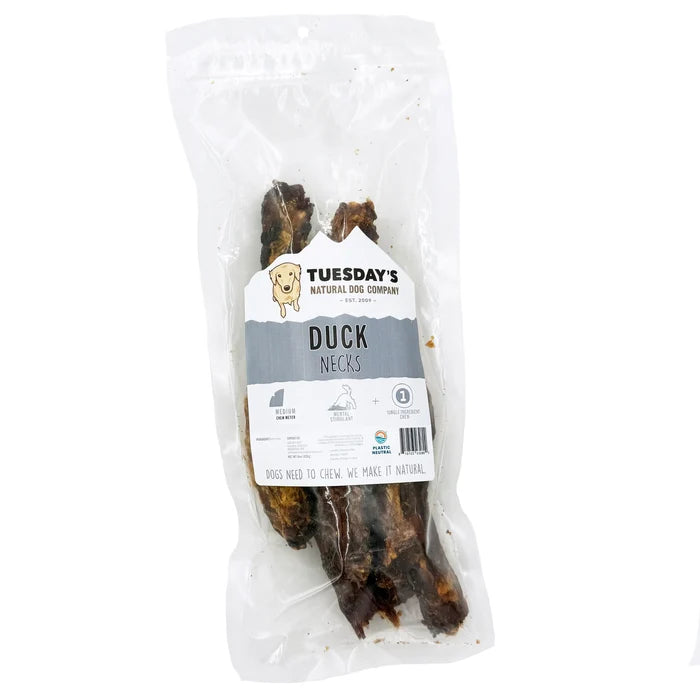 Duck Necks Dog Treats - Natural Joint Support Chews | 8 oz Bag - Dog.Dog.Cat.
