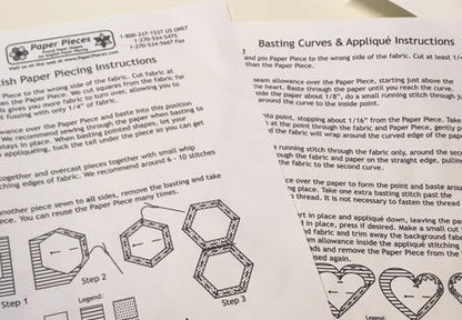 English Paper Piecing Kit - Catan Easy EPP Quilt Kit