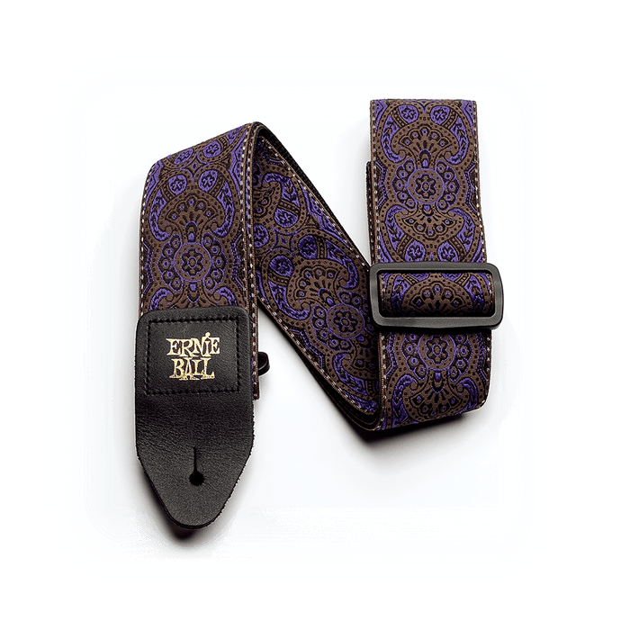 Ernie Ball 4164 Purple Paisley Jacquard Guitar Strap