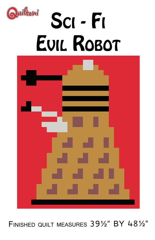 Evil Robot Lap Quilt Pattern PDF