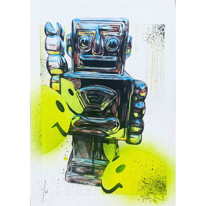 FANAKAPAN - "RoBotWarz" ed of 65 mini print