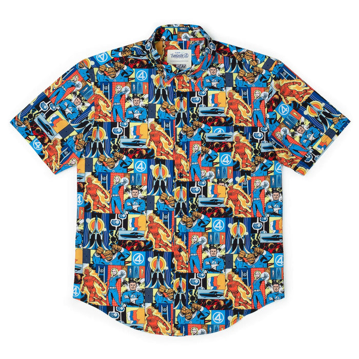 RSVLTS Marvel Short Sleeve Shirt Fantastic Four "First Family" – KUNUFLEX Short Sleeve Shirt Fantastic Four "First Family" – KUNUFLEX Short Sleeve Shirt