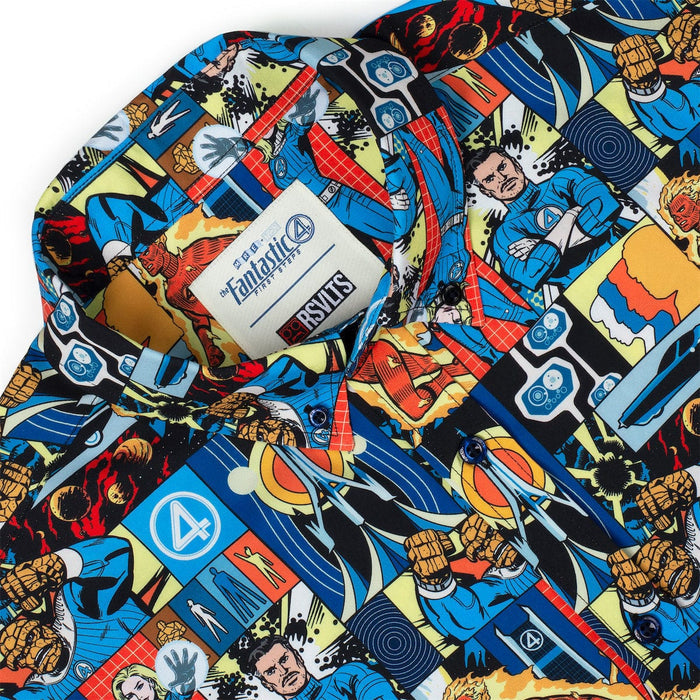 RSVLTS Marvel Short Sleeve Shirt Fantastic Four "First Family" – KUNUFLEX Short Sleeve Shirt Fantastic Four "First Family" – KUNUFLEX Short Sleeve Shirt