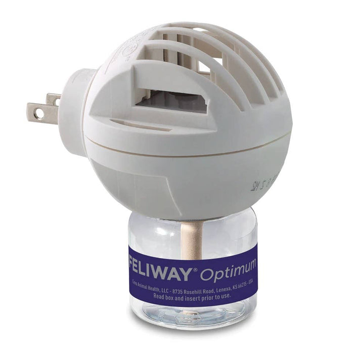 Pet Palette Distribution - Feliway Optimum Cat Enhanced Calming Pheromone Diffuser Kit - Dog.Dog.Cat.