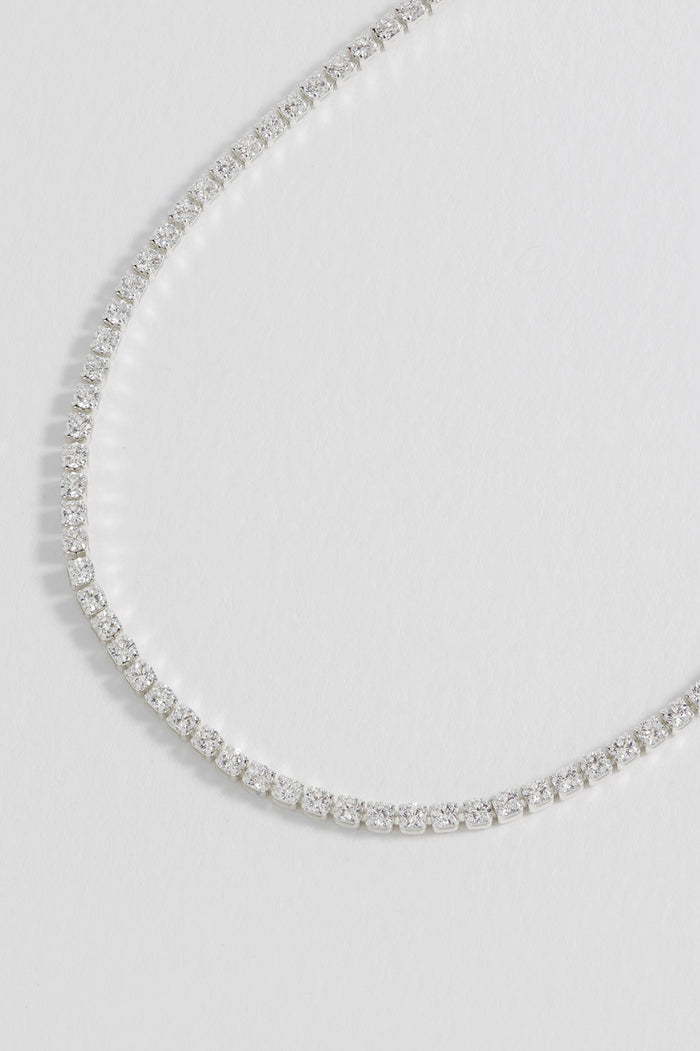 Fine CZ Tennis Bracelet