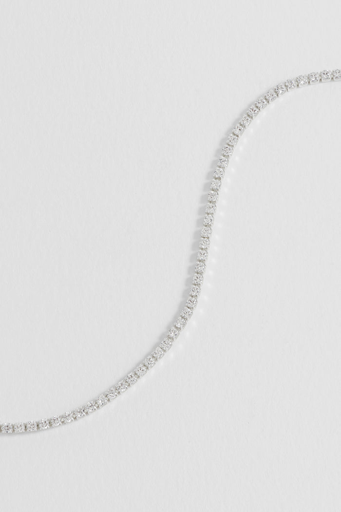Fine CZ Tennis Bracelet