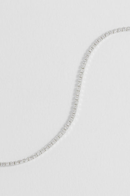 Fine CZ Tennis Bracelet