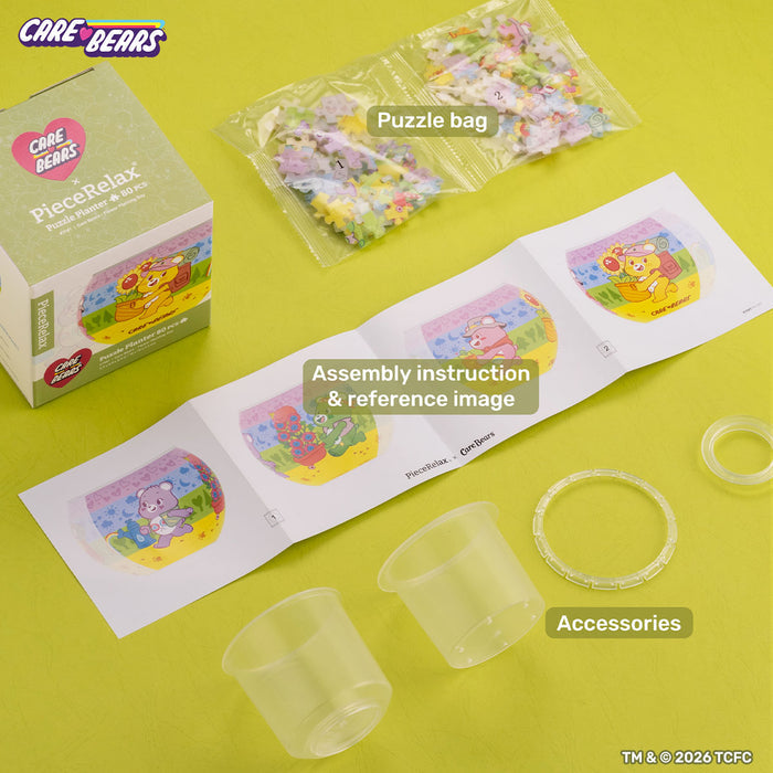 Take a garden stroll with Care Bears™—what colors will bloom today? This whimsical puzzle adventure is filled with blooming colors and blooming hearts.