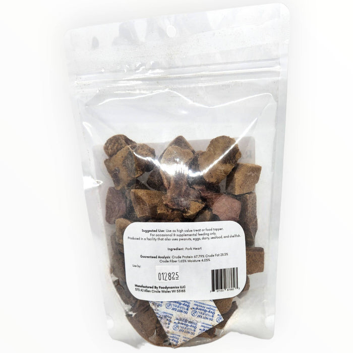 Raw Dog Barkery - Pork Hearts Freeze-Dried - Dog.Dog.Cat.