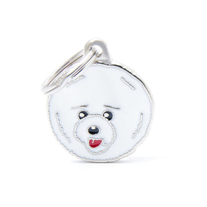 Friends Bichon Frise ID Tag - MyFamily - Dog.Dog.Cat.