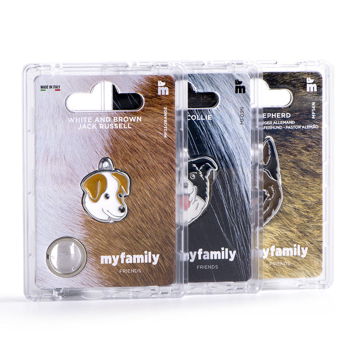 Friends Scottish Terrier ID Tag - MyFamily - Dog.Dog.Cat.