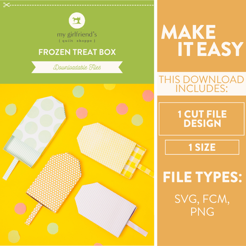 Frozen Treat Box (Downloadable Cut File Design)