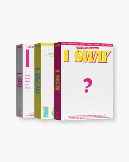 (G)I-DLE - 7TH MINI ALBUM [I SWAY] (3 Version)