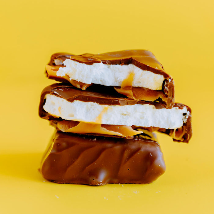 Giant milk chocolate caramel marshmallow