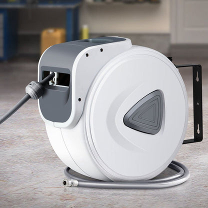 Giantz Air Hose Reel 10m Retractable Rewind Swivel Wall Mount Compressor Garage -Home Living Store - -