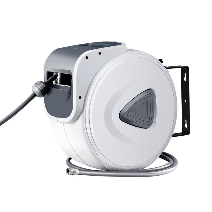 Giantz Air Hose Reel 10m Retractable Rewind Swivel Wall Mount Compressor Garage -Home Living Store - -