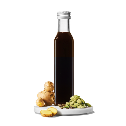 Bottle balsamic with ginger and cardamom