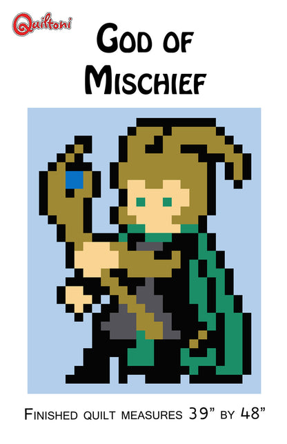 God of Mischief Lap Quilt Kit