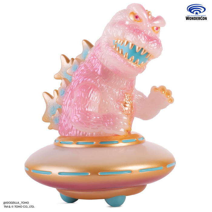 Godzilla UFO - Vinyl Designer Figure by Octeel - Cherry Blossom Variant