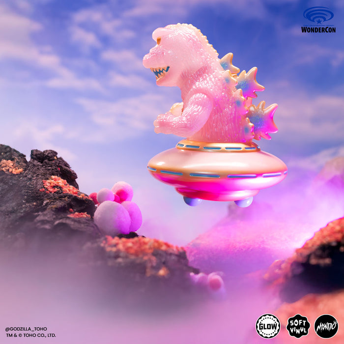 Godzilla UFO - Vinyl Designer Figure by Octeel - Cherry Blossom Variant