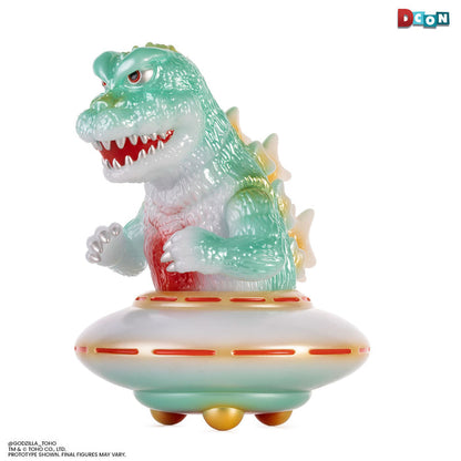 Godzilla UFO - Vinyl Designer Figure by Octeel - Glow-in-the-Dark Green Variant
