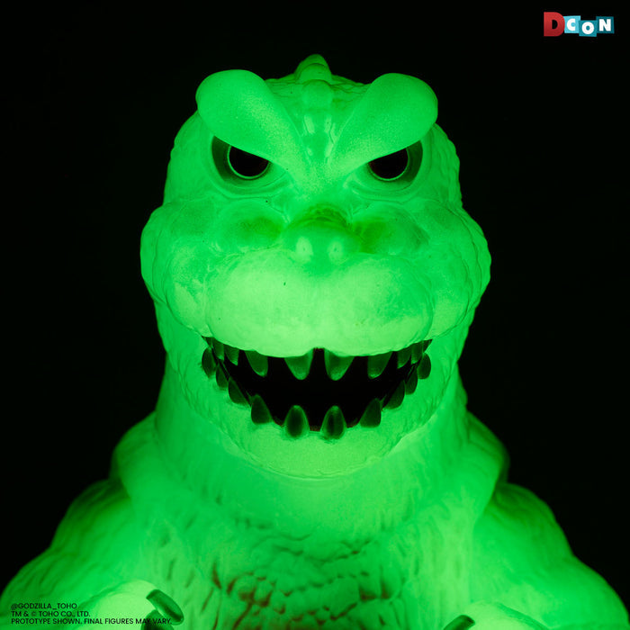 Godzilla UFO - Vinyl Designer Figure by Octeel - Glow-in-the-Dark Green Variant