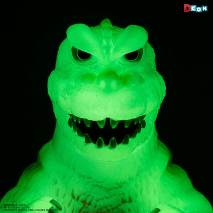 Godzilla UFO - Vinyl Designer Figure by Octeel - Glow-in-the-Dark Green Variant