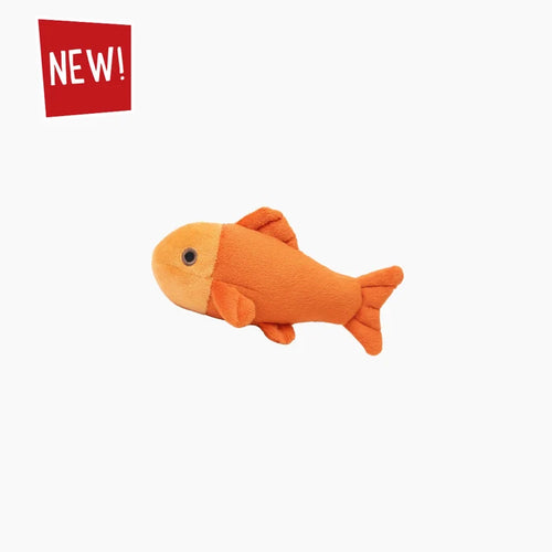 Goldie Fish Hush Fluff Plush Dog Toy by Fluff & Tuff - Dog.Dog.Cat.