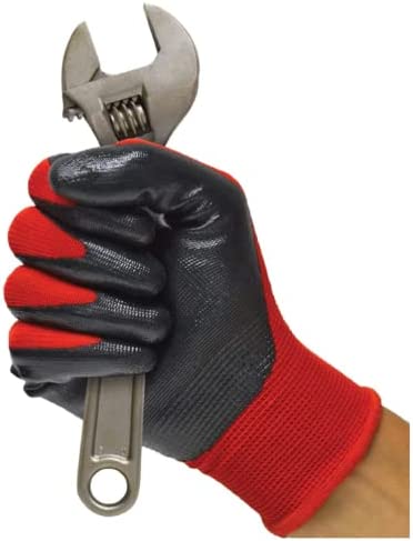 Grease Monkey Nitrile-Coated Work Glove 15 Units  Grease Monkey Nitrile-Coated Work Gloves are perfect for a variety of jobs-441187 Hannah's Variety Store