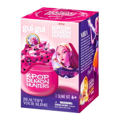 Gui Gui K-Pop Demon Hunters Slime Kit Single Jar - Mira Clear Slime Pink