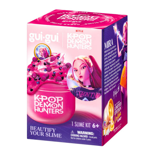 Gui Gui K-Pop Demon Hunters Slime Kit Single Jar - Mira Clear Slime Pink
