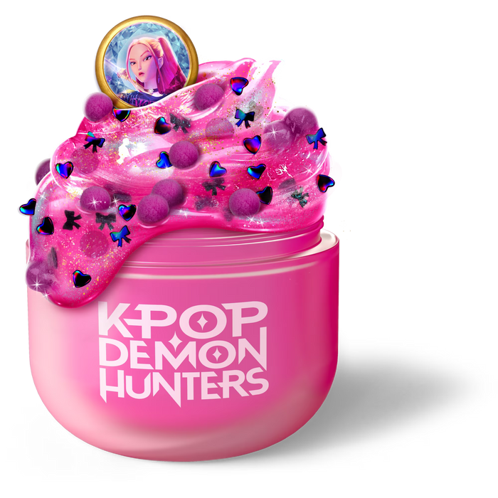 Gui Gui K-Pop Demon Hunters Slime Kit Single Jar - Mira Clear Slime Pink