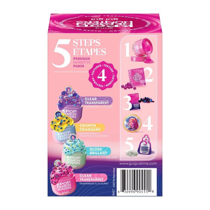 Gui Gui K-Pop Demon Hunters Slime Kit Single Jar - Mira Clear Slime Pink