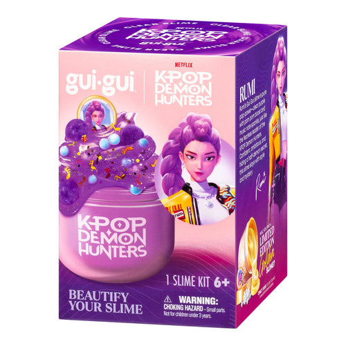 Gui Gui K-Pop Demon Hunters Slime Kit Single Jar - Rumi Clear Slime Purple
