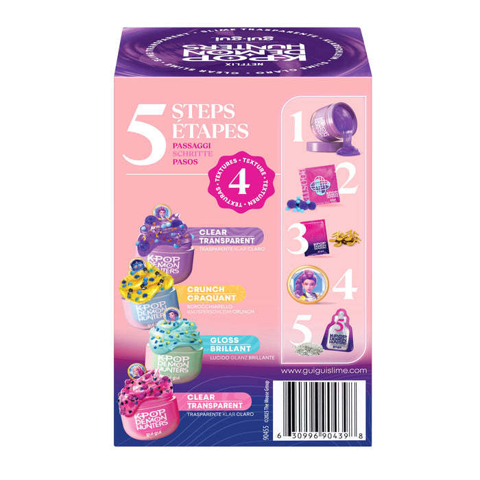 Gui Gui K-Pop Demon Hunters Slime Kit Single Jar - Rumi Clear Slime Purple