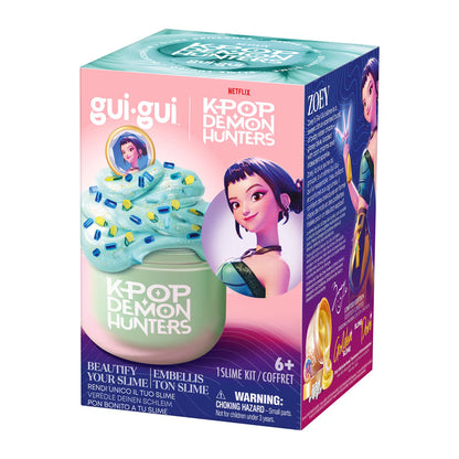 Gui Gui K-Pop Demon Hunters Slime Kit Single Jar - Zoey Gloss Slime Teal