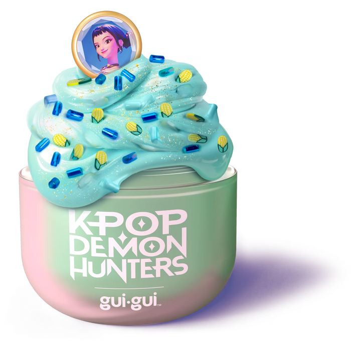 Gui Gui K-Pop Demon Hunters Slime Kit Single Jar - Zoey Gloss Slime Teal