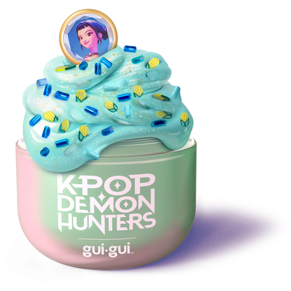 Gui Gui K-Pop Demon Hunters Slime Kit Single Jar - Zoey Gloss Slime Teal