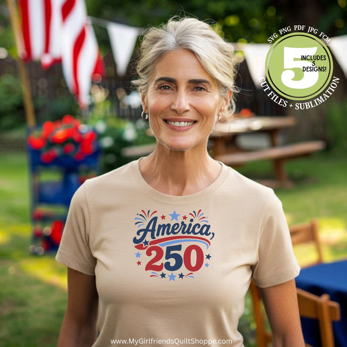 Happy Birthday America Bundle (Downloadable Sublimation Designs)