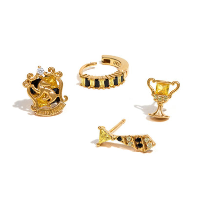 Harry Potter Hufflepuff House Earring Set