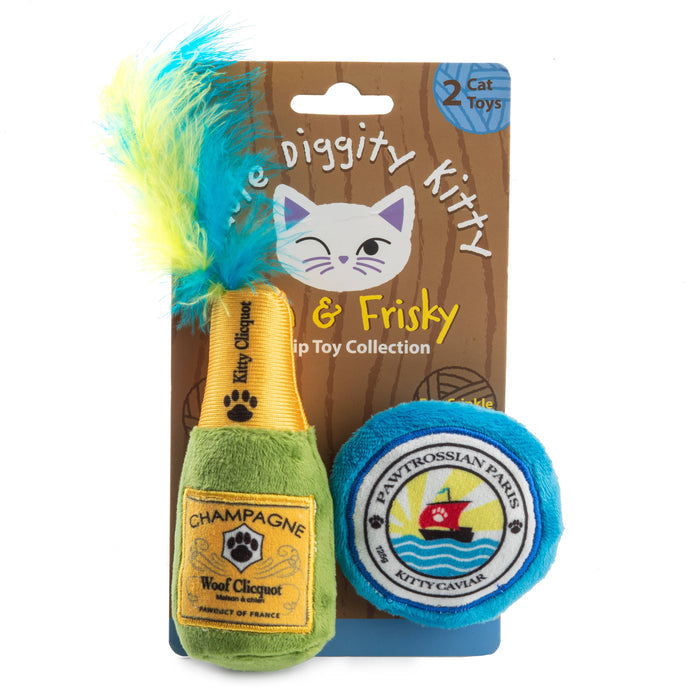 Haute Diggity Dog - Kitty Clicquot (Bottle & Caviar) Organic Catnip - Dog.Dog.Cat.